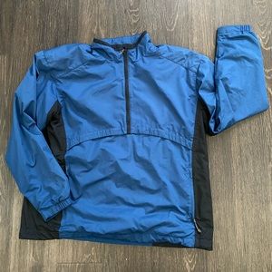 blue & black NIKE golf jacket